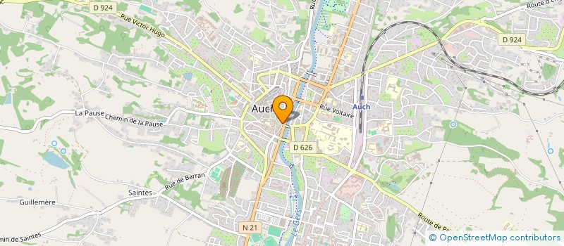 localisation de l'entreprise MARIE PIERRE II à AUCH