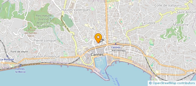localisation de l'entreprise MARIE PIERRETTE à CANNES