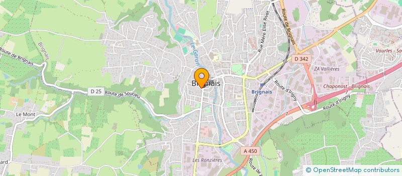 localisation de l'entreprise MARIE PIPELETTE à BRIGNAIS