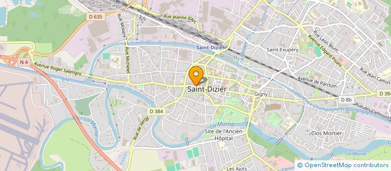 localisation de l'entreprise MARIE PRIMAEL à SAINT-DIZIER