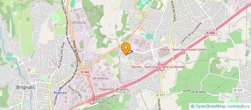 localisation de l'entreprise MARIE RAMPA  SAINT-GENIS-LAVAL