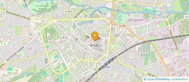 localisation de l'entreprise MARIE RELAX à ARRAS