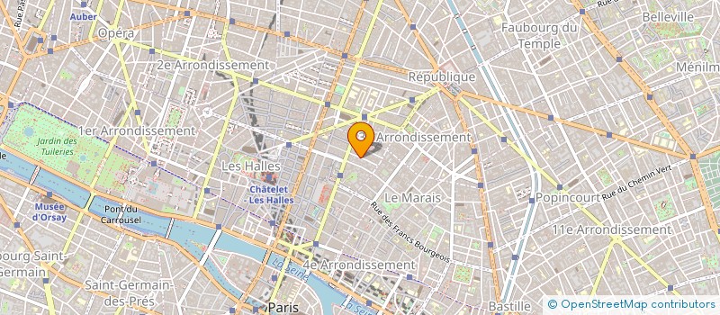 localisation de l'entreprise MARIE ROBIN à PARIS