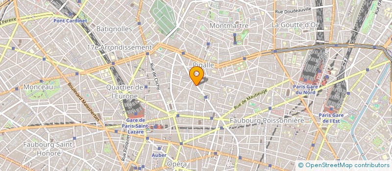 localisation de l'entreprise MARIE ROSE DE RABAUDY  PARIS