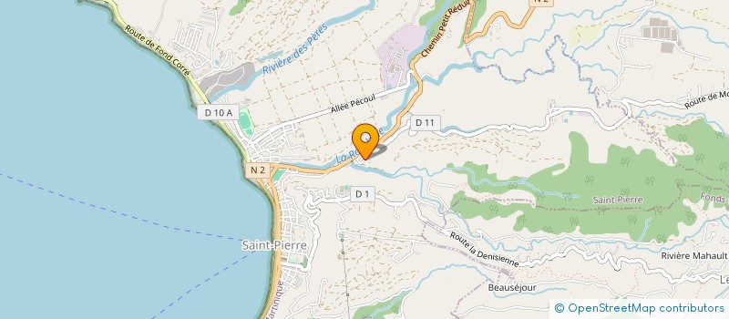 localisation de l'entreprise MARIE ROSE EPICERIE  SAINT-PIERRE