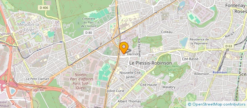 localisation de l'entreprise MARIE ROSE JEAN à LE PLESSIS-ROBINSON