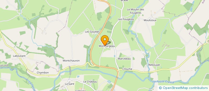 localisation de l'entreprise MARIE SERVICES  GENOUILLAC