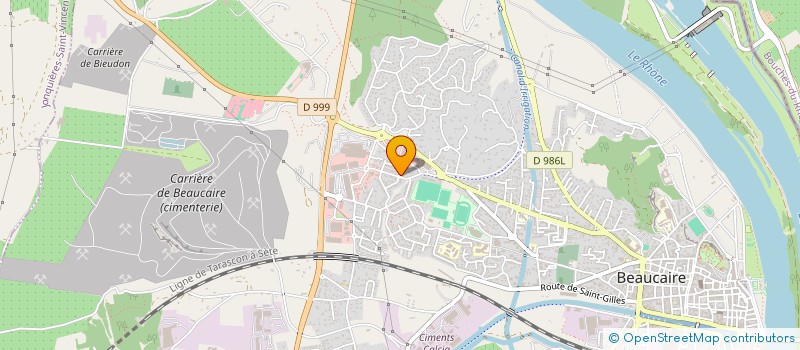 localisation de l'entreprise MARIE SEVERIN  BEAUCAIRE