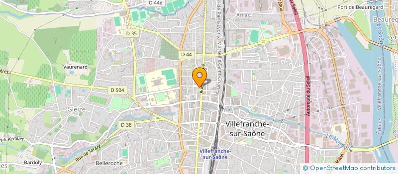 localisation de l'entreprise MARIE STELLA à VILLEFRANCHE-SUR-SAONE