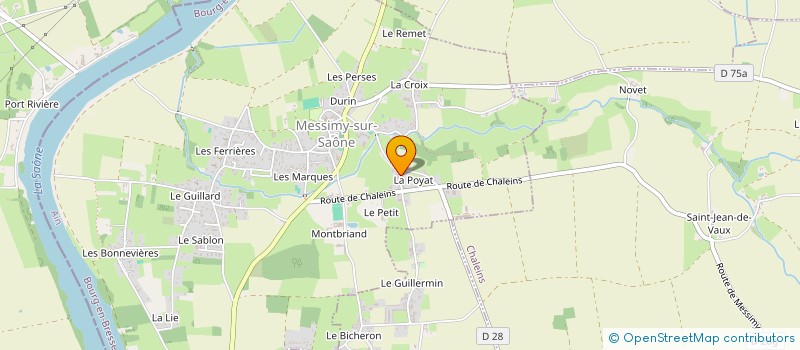 localisation de l'entreprise MARIE TEAM à MESSIMY-SUR-SAONE