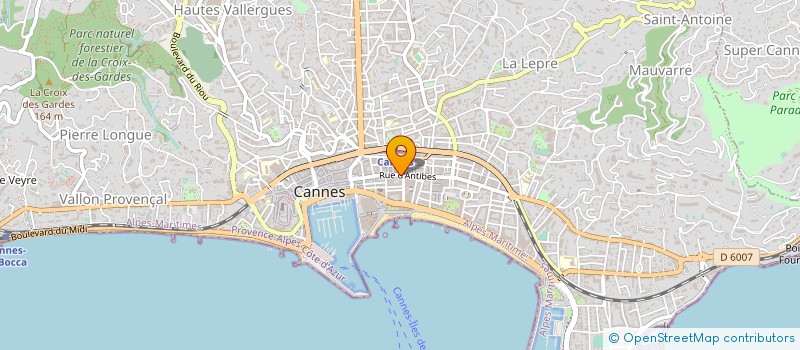 localisation de l'entreprise MARIE THERESE à CANNES