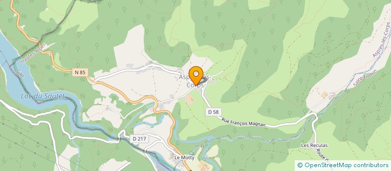 localisation de l'entreprise MARIE-THERESE  ASPRES-LES-CORPS