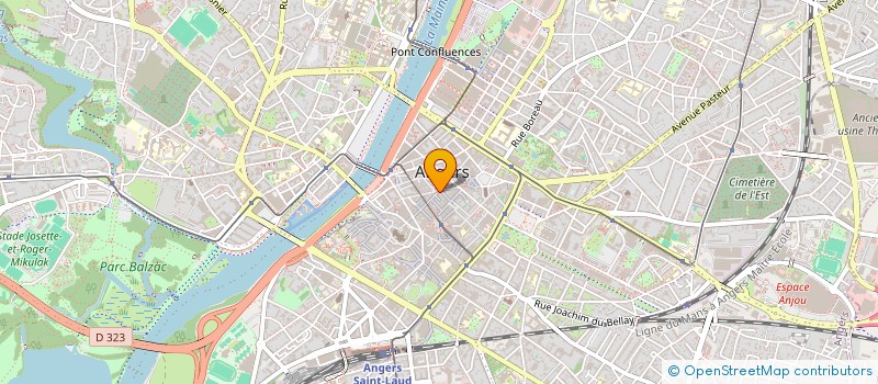 localisation de l'entreprise MARIE-THERESE  ANGERS