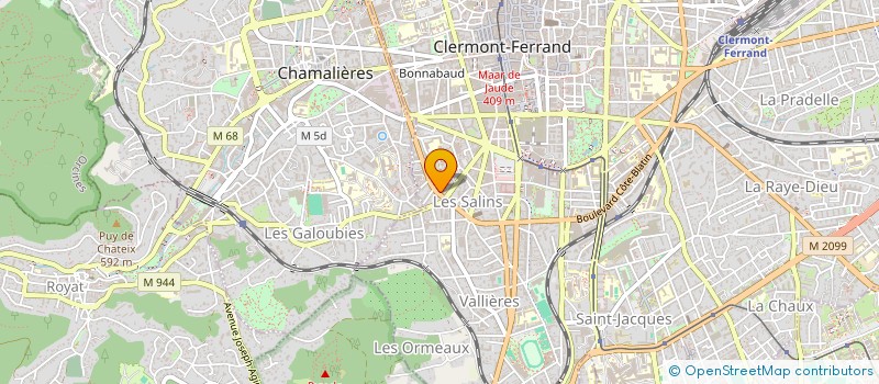 localisation de l'entreprise MARIE-THERESE PRODUCTIONS  CLERMONT-FERRAND