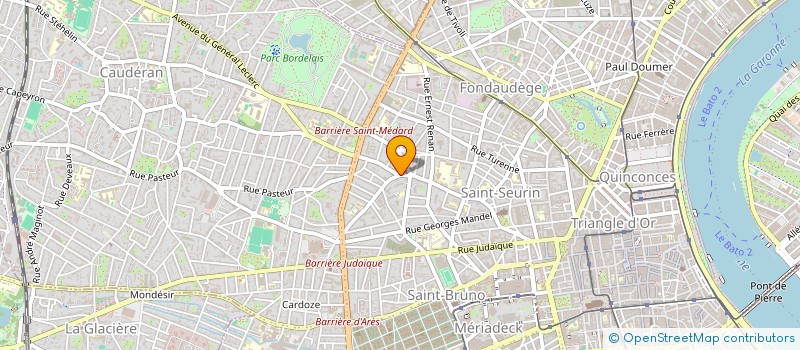 localisation de l'entreprise MARIE THOMAZO  BORDEAUX