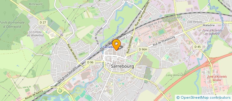 localisation de l'entreprise MARIE TOI MA FILLE à SARREBOURG