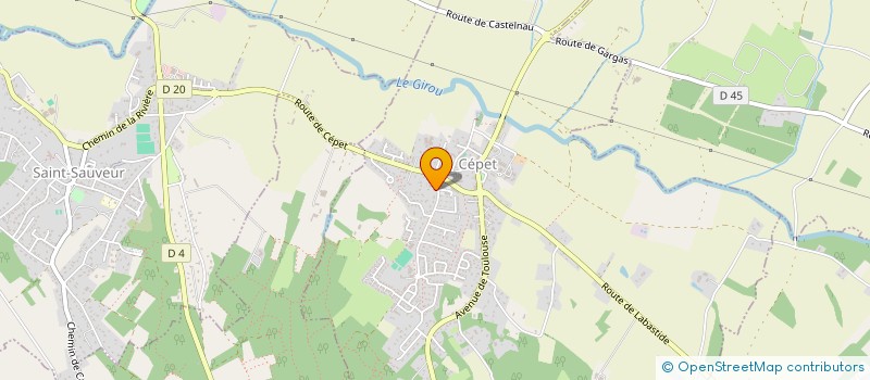 localisation de l'entreprise MARIE UX CONSEIL  CEPET