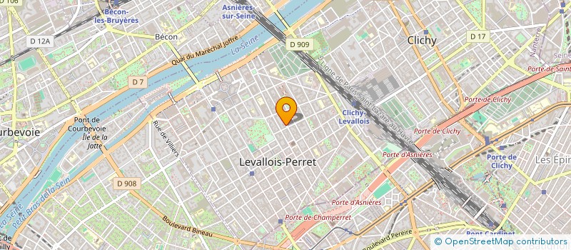 localisation de l'entreprise MARIE VAILLANTE à LEVALLOIS-PERRET