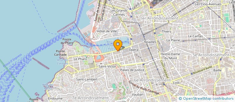 localisation de l'entreprise MARIE VEIDIG à MARSEILLE