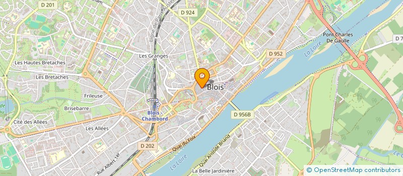 localisation de l'entreprise MARIE VERGER COIFFEUR-VISAGISTE  BLOIS