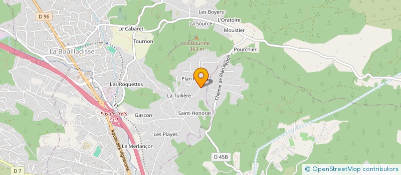 localisation de l'entreprise MARIE XT  LA BOUILLADISSE