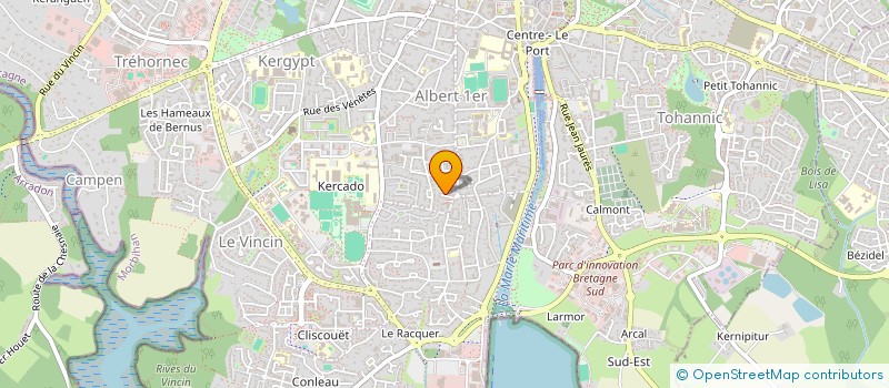 localisation de l'entreprise MARIEANNE à VANNES