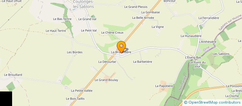 localisation de l'entreprise MARIEAURORE à SABLONS-SUR-HUISNE