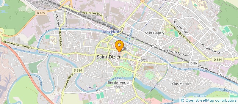 localisation de l'entreprise MARIECARON à SAINT-DIZIER