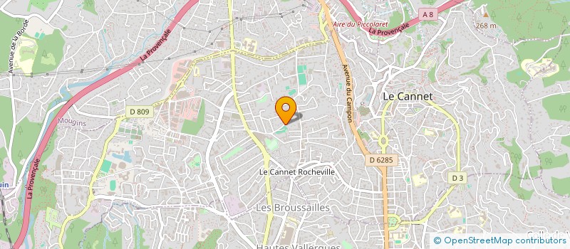 localisation de l'entreprise MARIECYRIL à LE CANNET