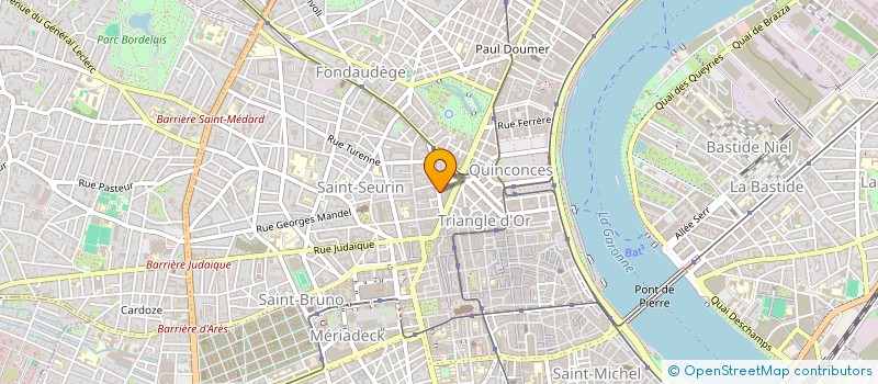 localisation de l'entreprise MARIEES DE BORDEAUX  BORDEAUX