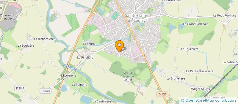 localisation de l'entreprise MARIEGABRIEL à MONTAIGU-VENDEE