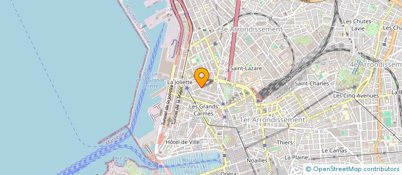 localisation de l'entreprise MARIEL à MARSEILLE