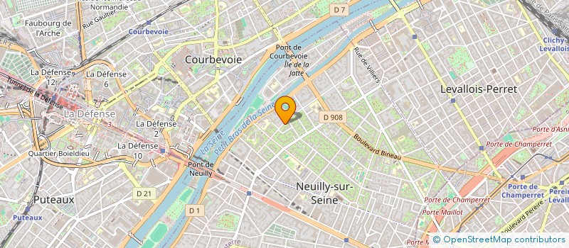 localisation de l'entreprise MARIELA à NEUILLY-SUR-SEINE