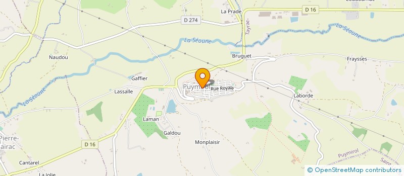 localisation de l'entreprise MARIELAURE  PUYMIROL