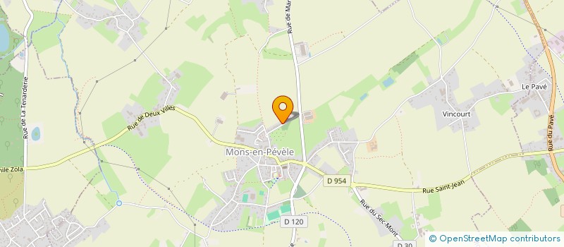 localisation de l'entreprise MARIELEON  MONS-EN-PEVELE