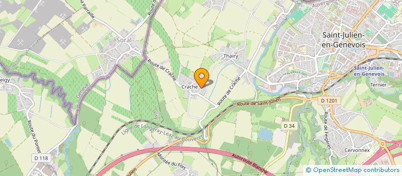 localisation de l'entreprise MARIELLE  SAINT-JULIEN-EN-GENEVOIS