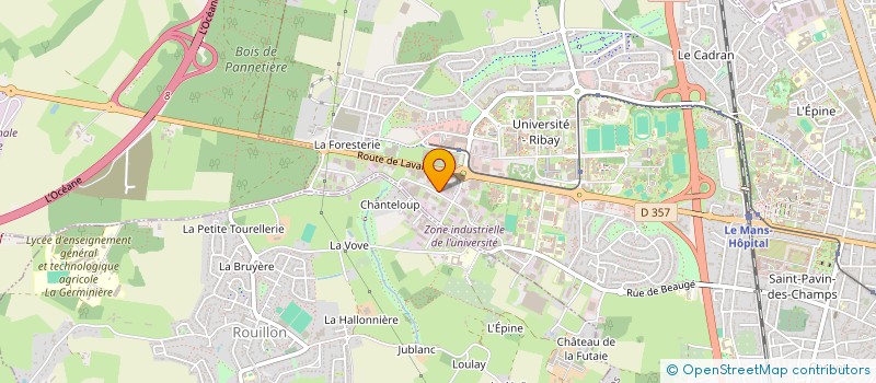 localisation de l'entreprise MARIELOU  LE MANS