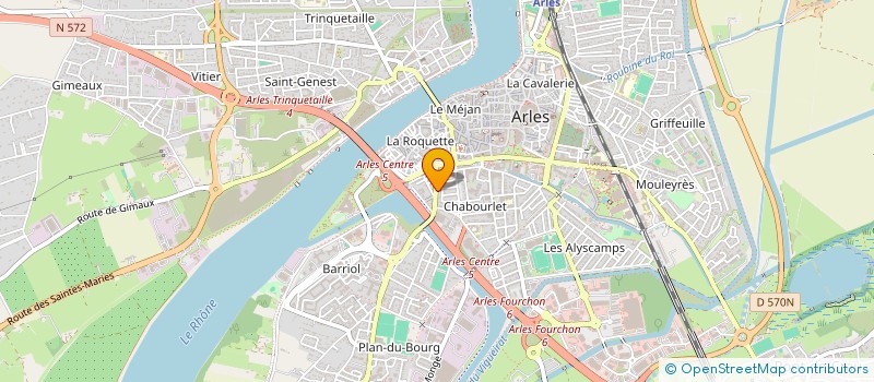 localisation de l'entreprise MARIELOUISE  ARLES