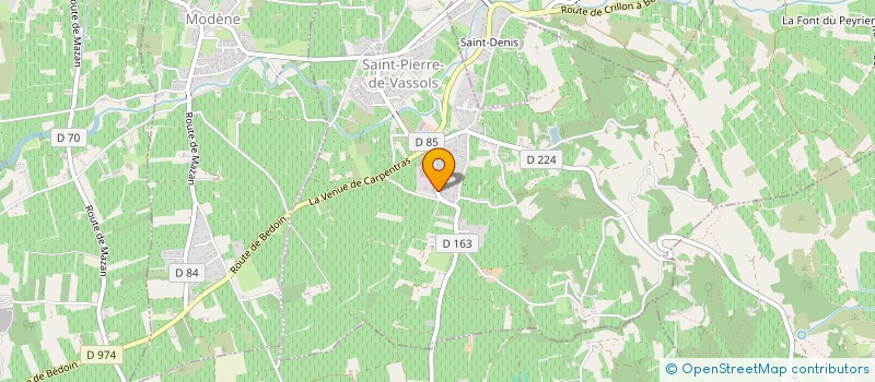 localisation de l'entreprise MARIELSY  SAINT-PIERRE-DE-VASSOLS