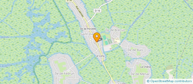 localisation de l'entreprise MARIEN L'ELECTRICIEN  SAINT-JOACHIM