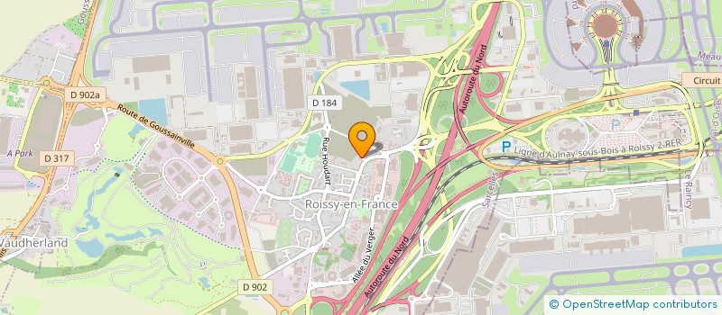 localisation de l'entreprise MARIENFELDT-CROIZET  ROISSY-EN-FRANCE