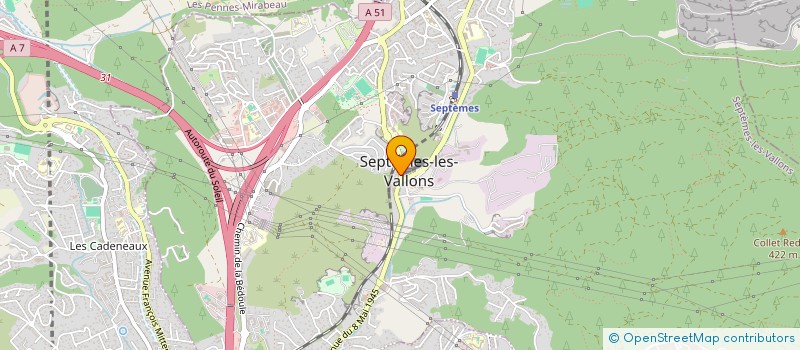 localisation de l'entreprise MARIENTHAL VOYAGES à SEPTEMES-LES-VALLONS