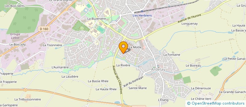 localisation de l'entreprise MARIEP  LES HERBIERS
