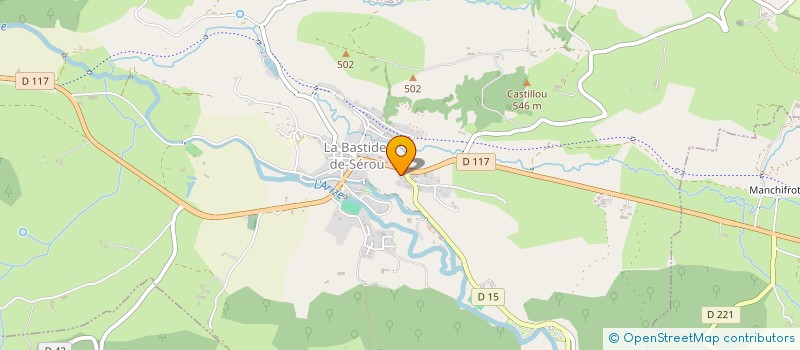 localisation de l'entreprise MARIEPOTUS à LA BASTIDE-DE-SEROU
