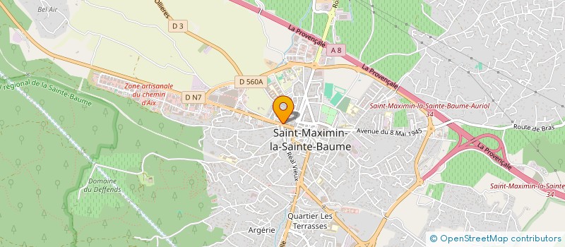 localisation de l'entreprise MARIESAND  SAINT-MAXIMIN-LA-SAINTE-BAUME
