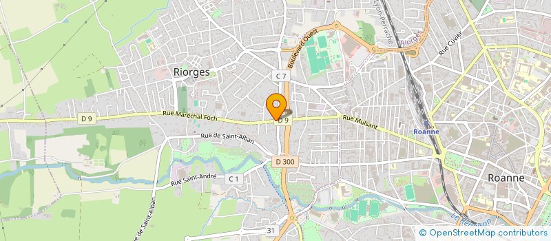 localisation de l'entreprise MARIETTA à RIORGES