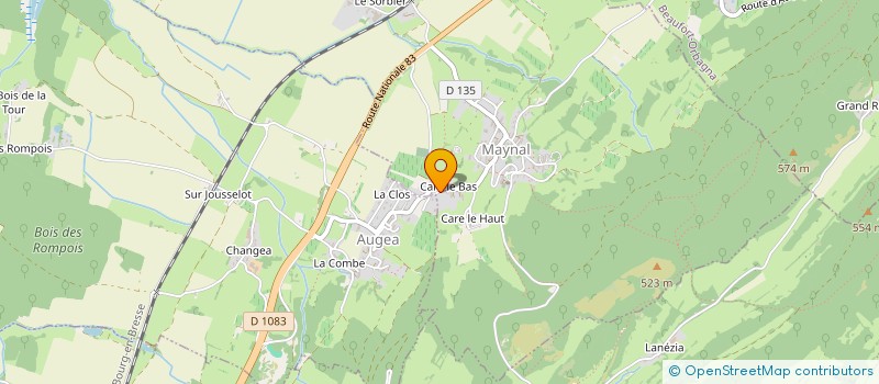 localisation de l'entreprise MARIETTA ALUMINIUM  BEAUFORT-ORBAGNA