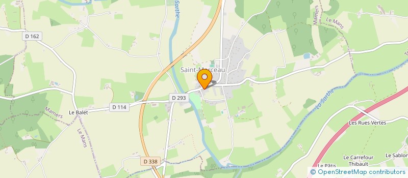 localisation de l'entreprise MARIETTE  SAINT-MARCEAU