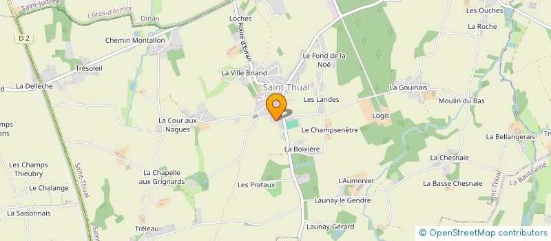 localisation de l'entreprise MARIETTE  SAINT-THUAL