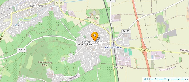 localisation de l'entreprise MARIETTE CHRIS  BISCHOFFSHEIM